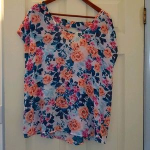 Torrid Floral Blouse size 0